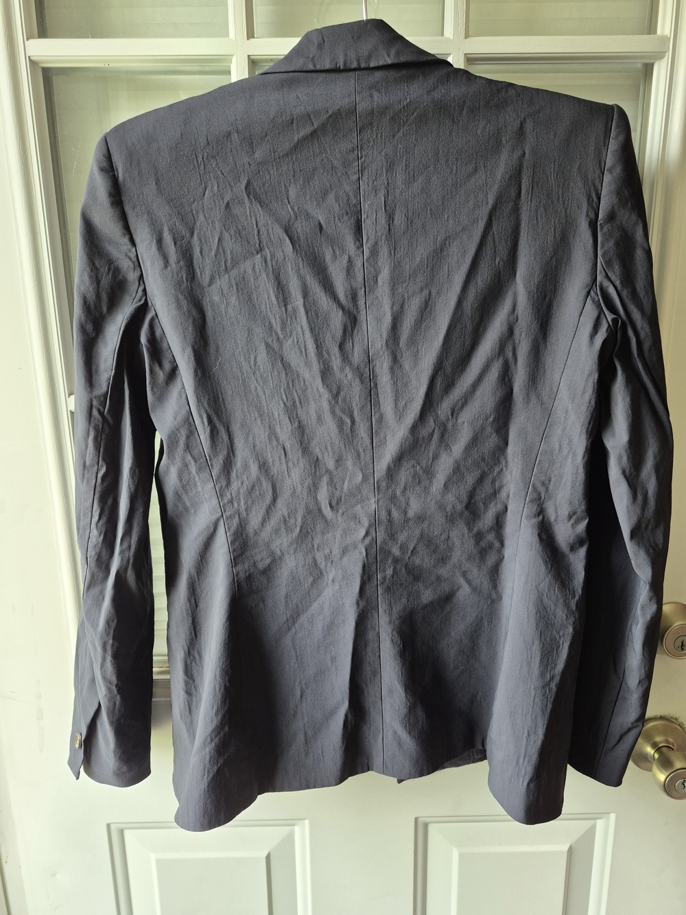 Helmut Lang Navy Single-Button Blazer - Picture 2 of 3